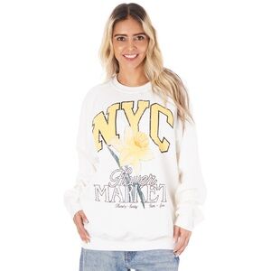 Sweet Claire Oversized NYC Market Sweatshirt S/M